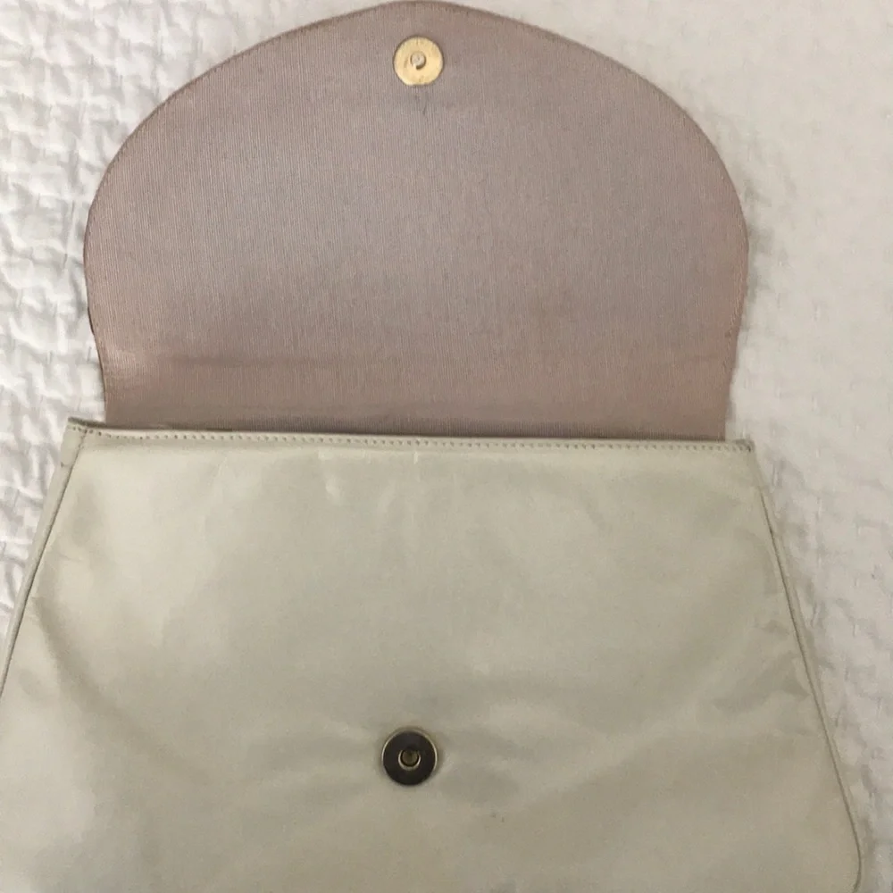Leather Clutch Bag Featuring geometric Style